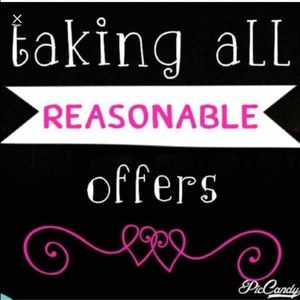 Taking reasonable offers